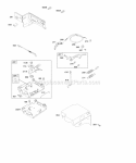 Controls Governor Spring Diagram and Parts List for 203437-0041-E1  Briggs and Stratton Engine